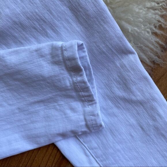 Elliott & Vine White Cropped Ankle Jeans Size 14 EUC - Picture 2 of 14